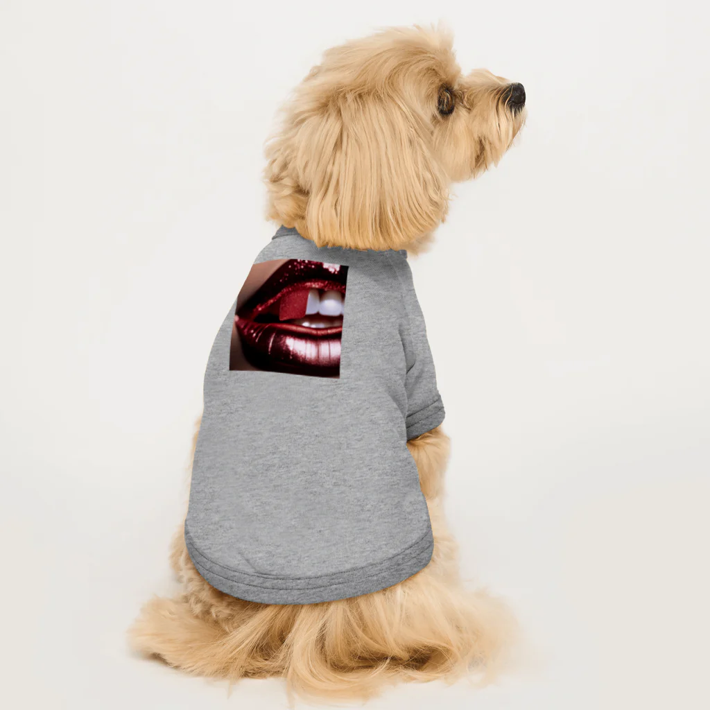 MOTHERの口紅 Dog T-shirt