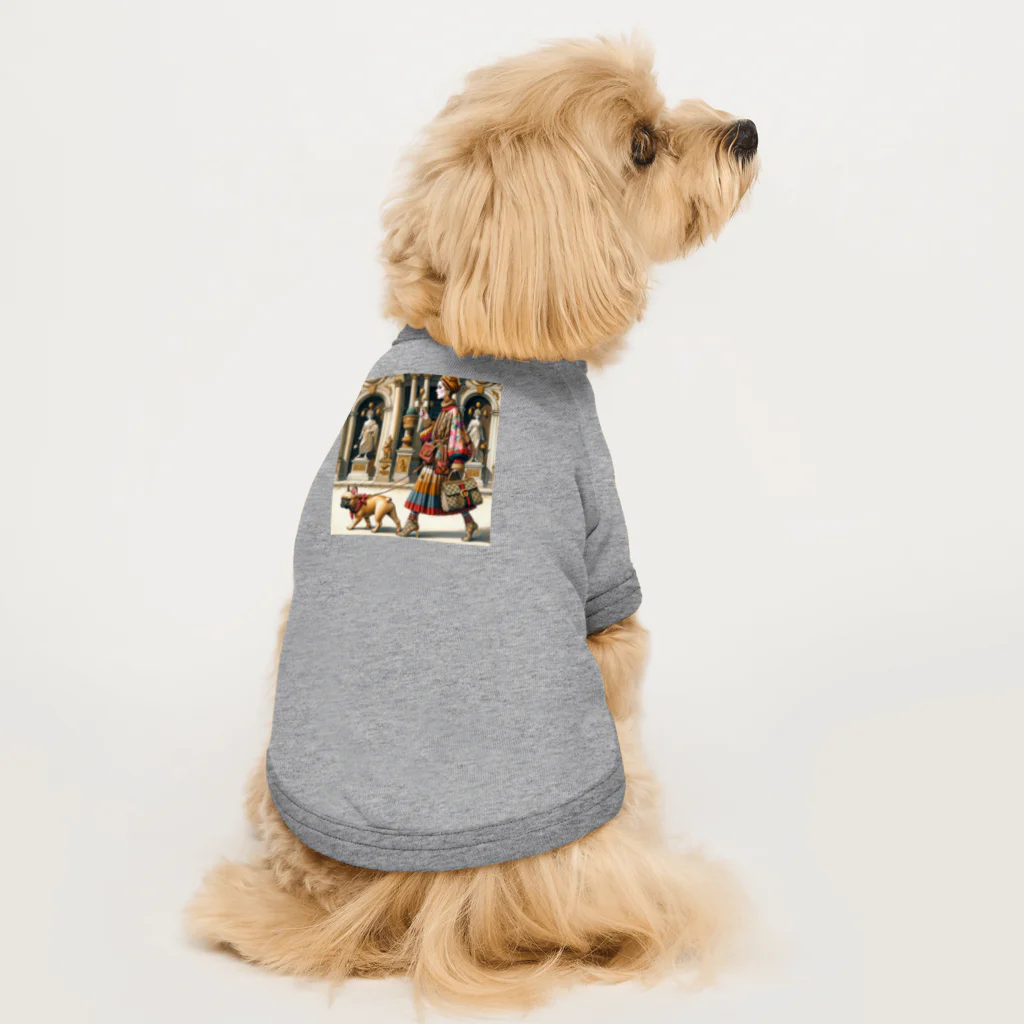 フレブル好きなんですのグッチオマージュブヒ Dog T-shirt