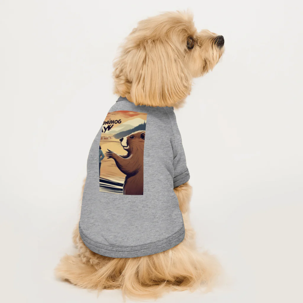 wtr3045の働き者のカピバラ Dog T-shirt