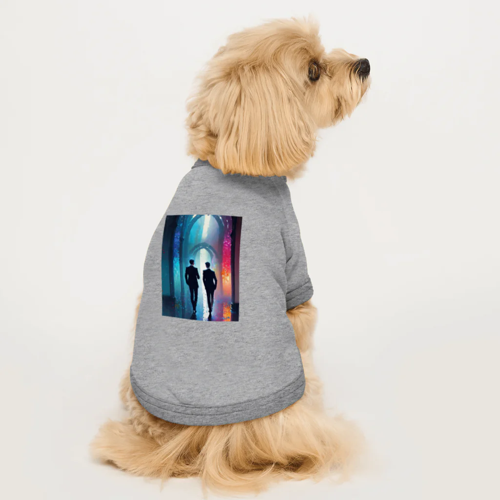 GreenCrystalの相棒 Dog T-shirt
