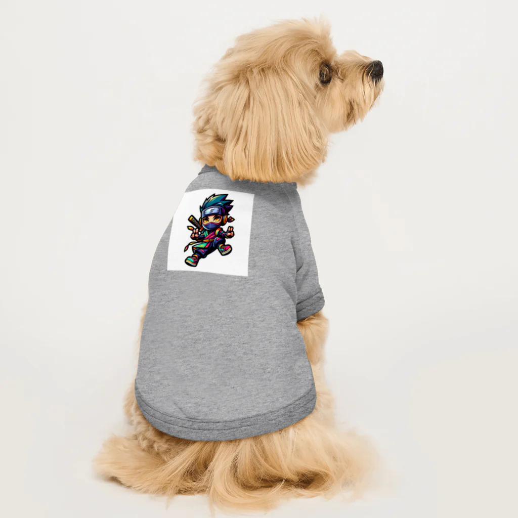 rsrsrsrsrの“Digital Ninja” Dog T-shirt