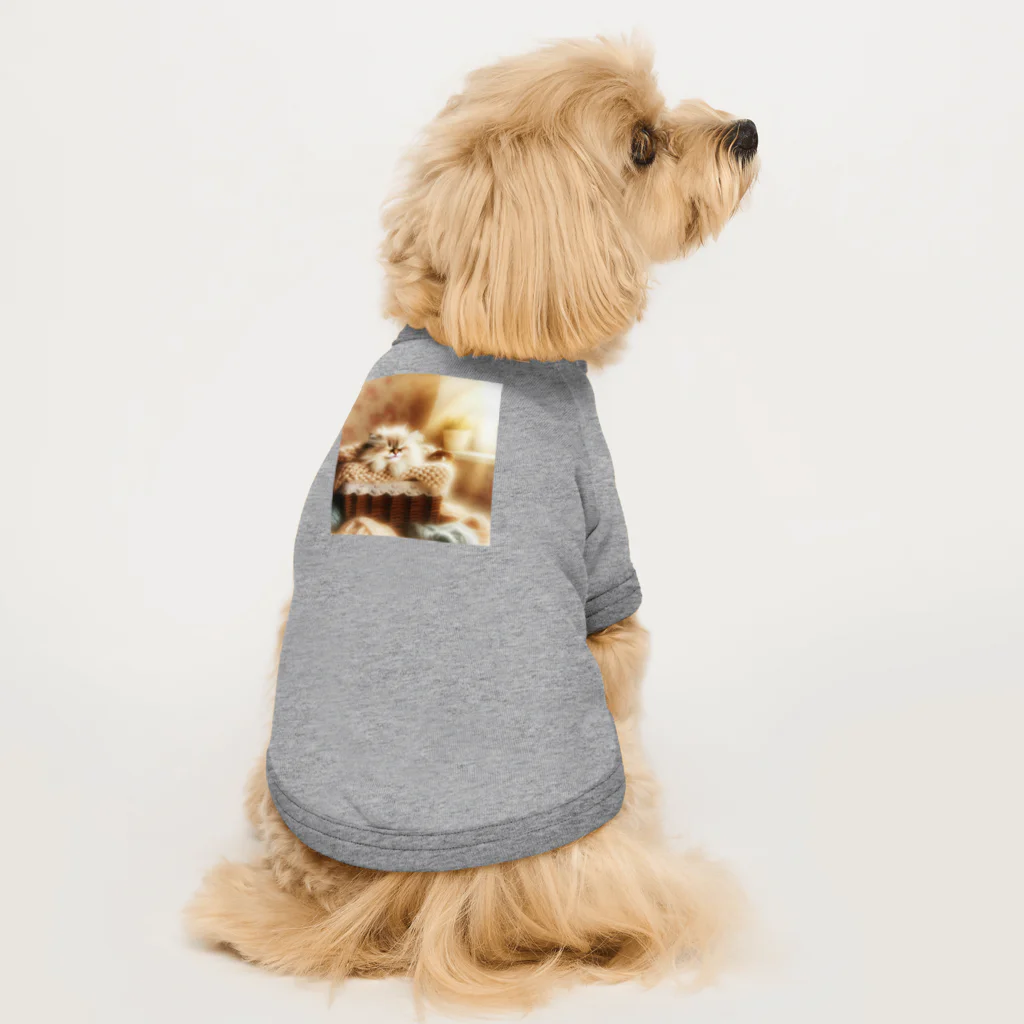 katohkouchiのサニーバスケット・ドリーム Dog T-shirt