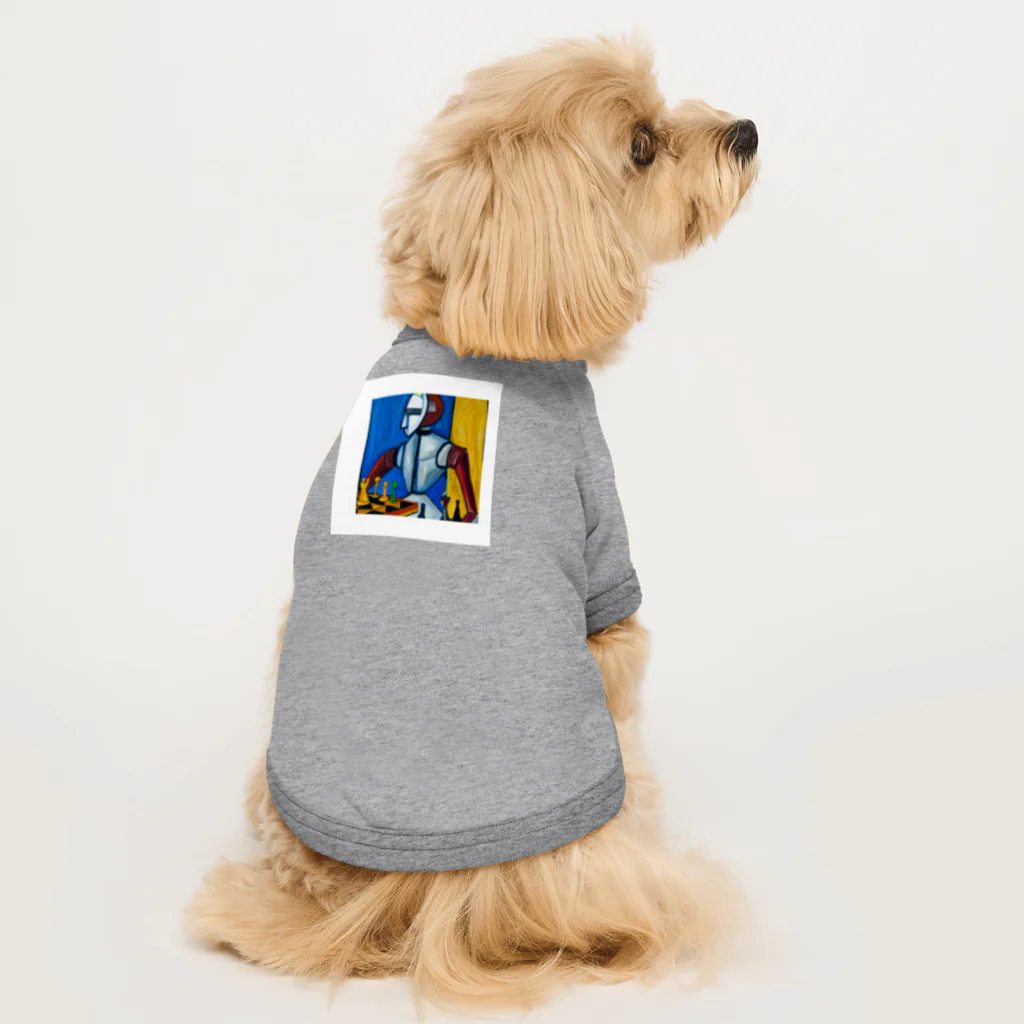 だんのんのチェスをする男 Dog T-shirt