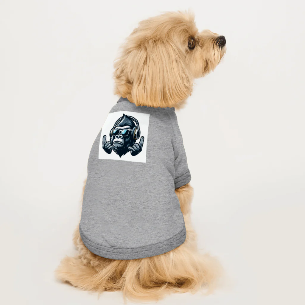 COOL Tigerのリズム猿！！音の達人だぜ！！ Dog T-shirt