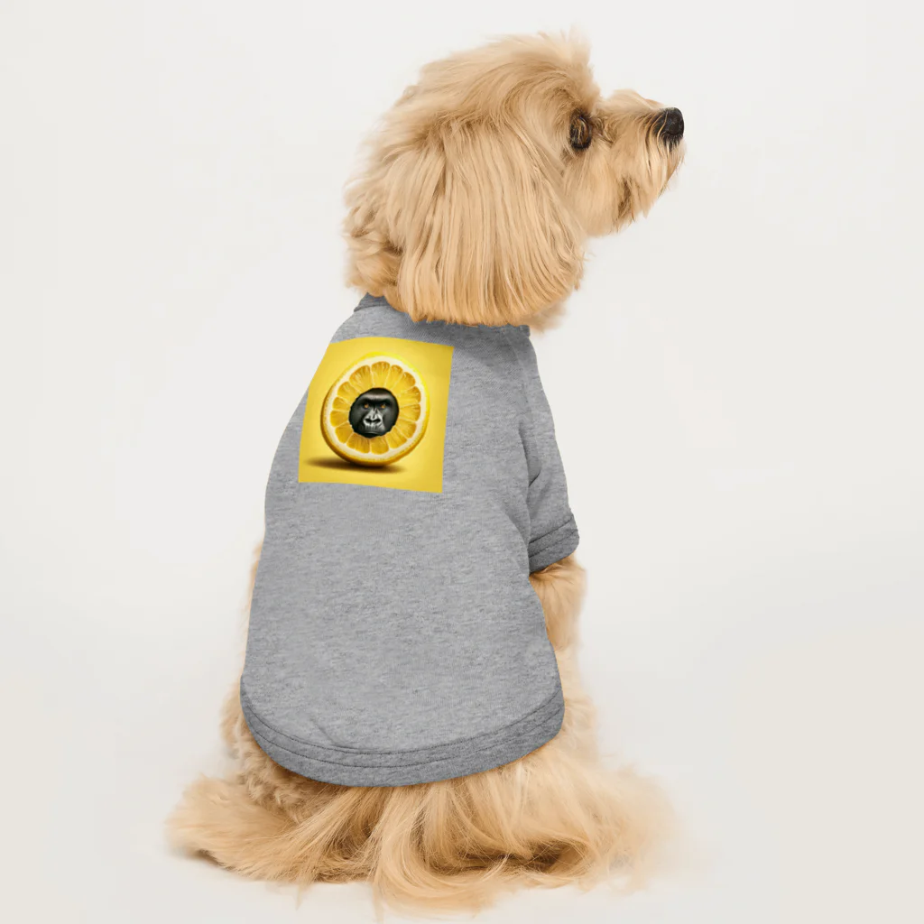 ゴリラショップのThe Mighty Gorilla Lemon  Dog T-shirt