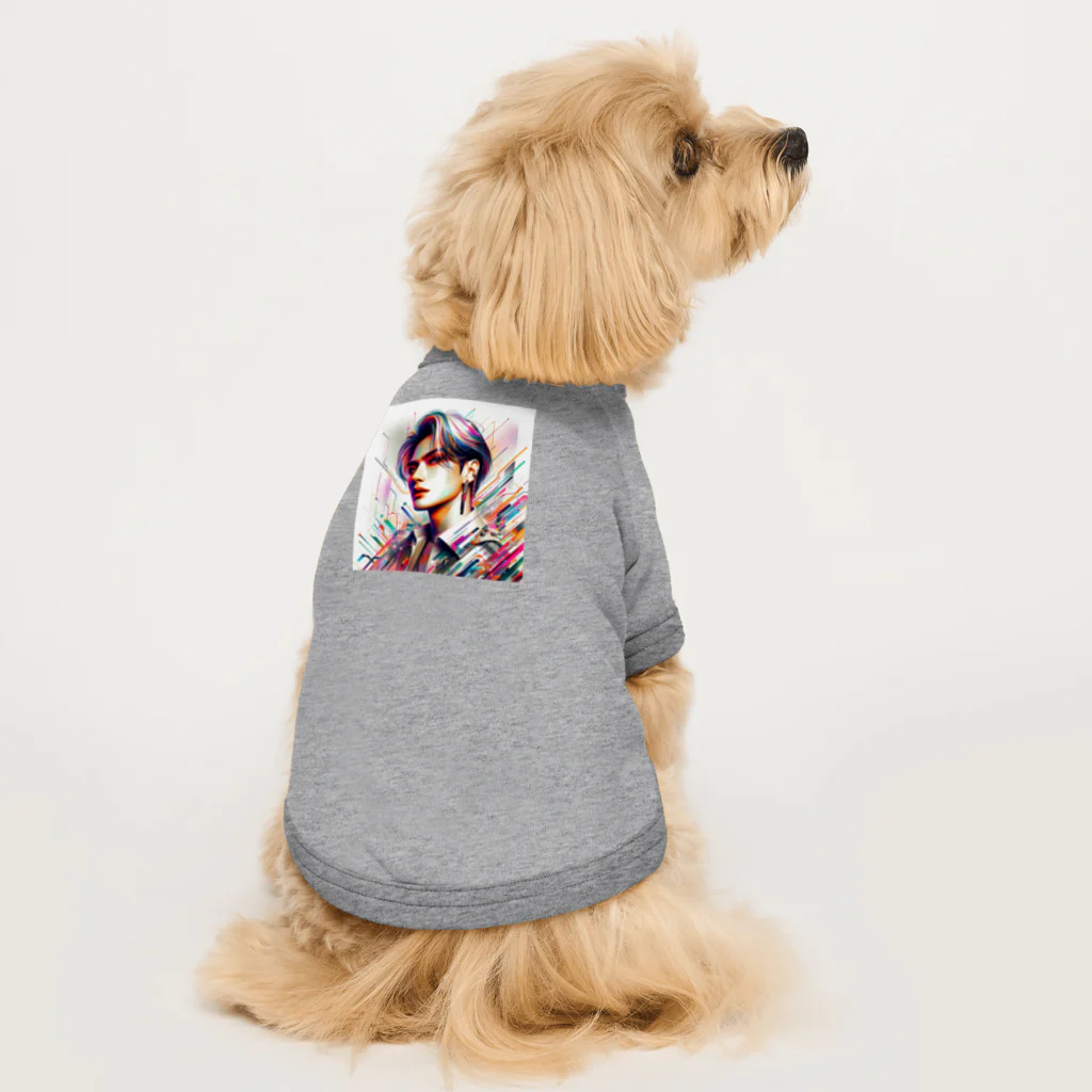 otobokemama06の男性アイドル　Ⅰ Dog T-shirt