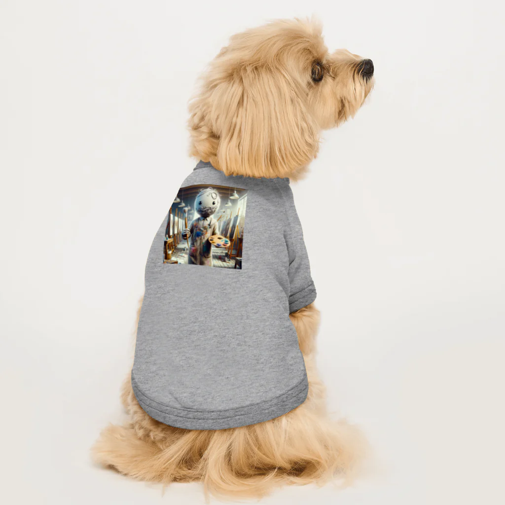 amijakoの美術の先生：学校シリーズ Dog T-shirt