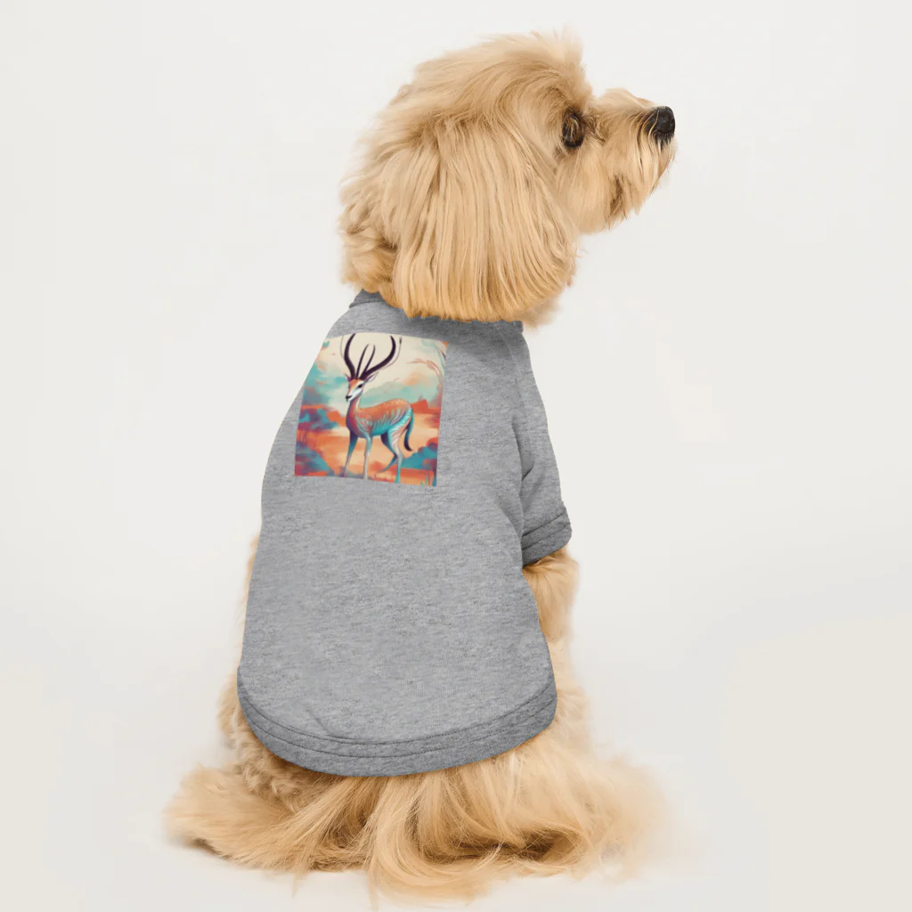 THOMASの優雅なガゼル Dog T-shirt