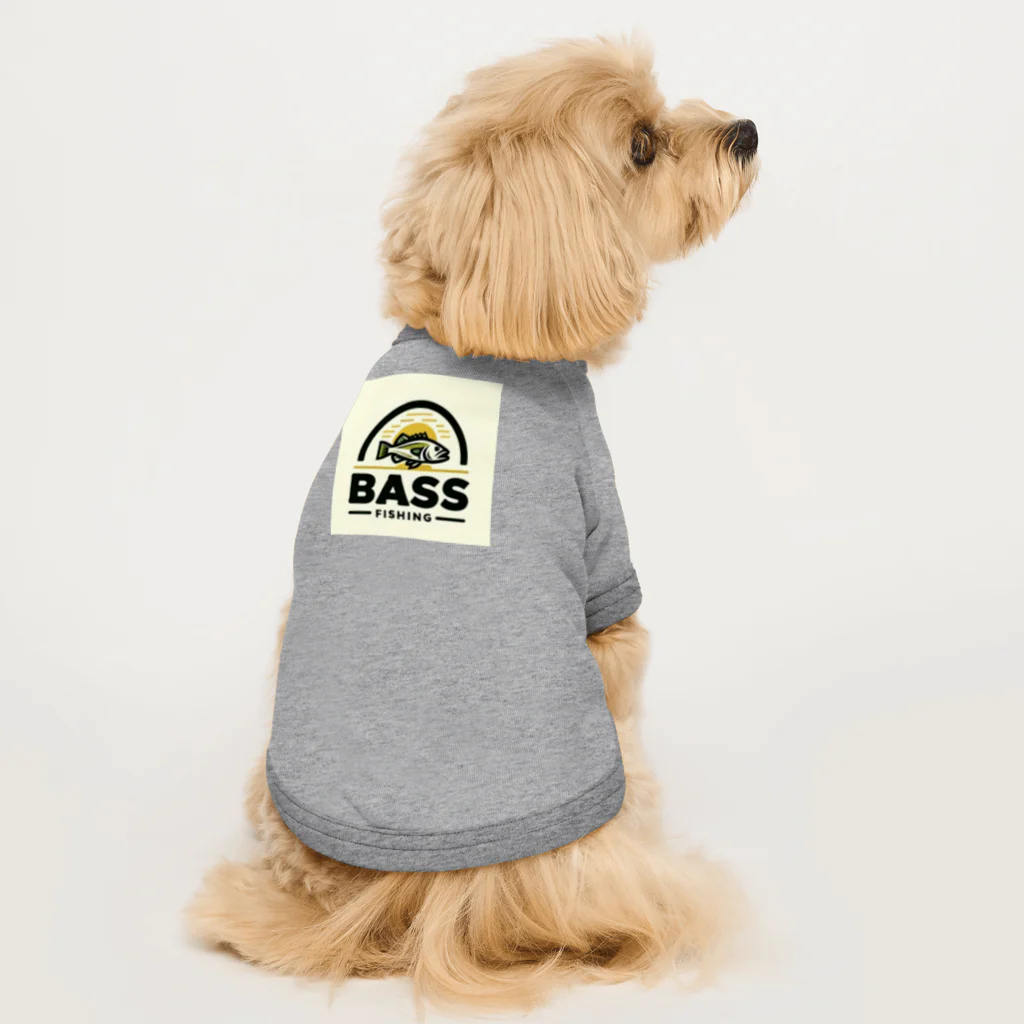 bassblocksのクラシカルバスロゴ ドッグTシャツ