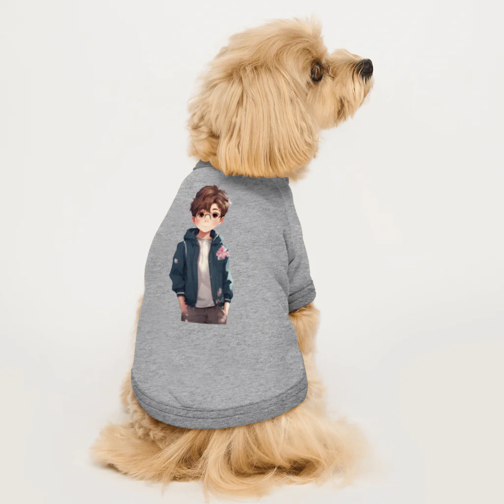 G-EICHISの春と少年 Dog T-shirt