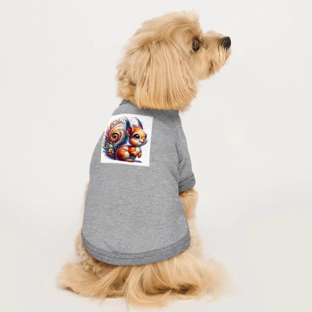 Mofflesのリスス Dog T-shirt