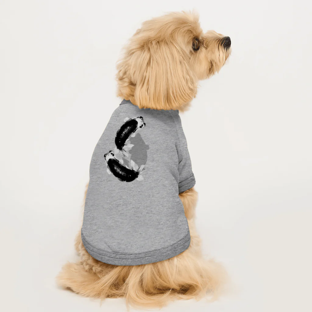 sugiakoの進撃さん愛好会用らんちゅうグッズ（ブラック系） Dog T-shirt