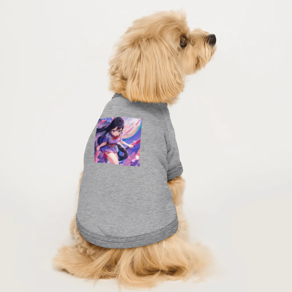 Cat wingsのオリジナルキャラ Dog T-shirt