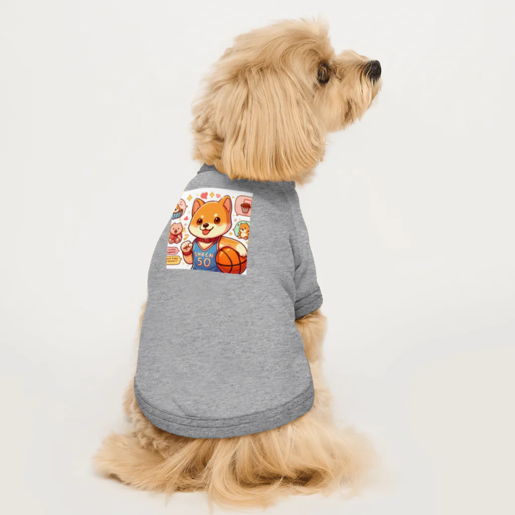 KATERAのバスケットボール犬　SHBEN Dog T-shirt