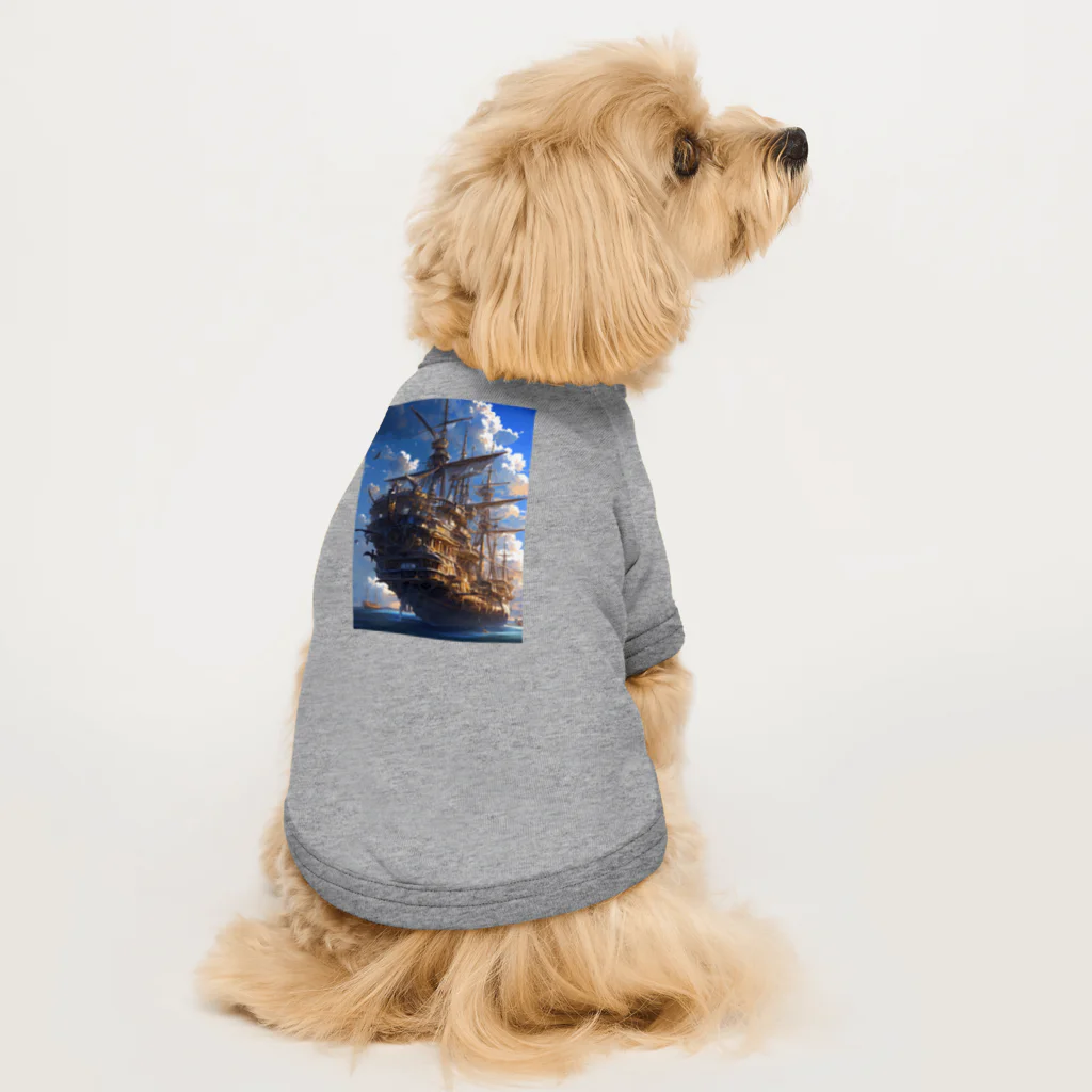 AQUAMETAVERSEの海賊船　なでしこ1478 Dog T-shirt