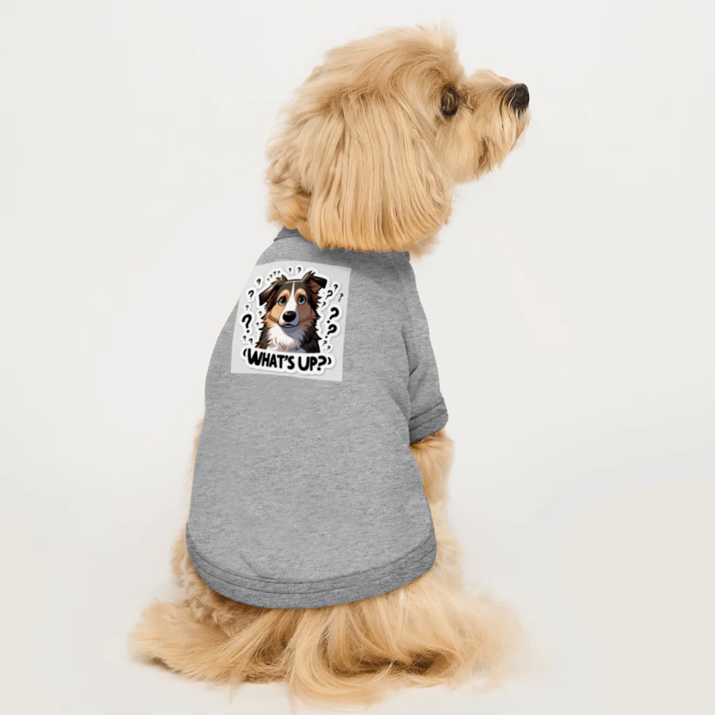 keikei5のどうしたの?かわいいMIX犬との仲良しタイム ドッグTシャツ