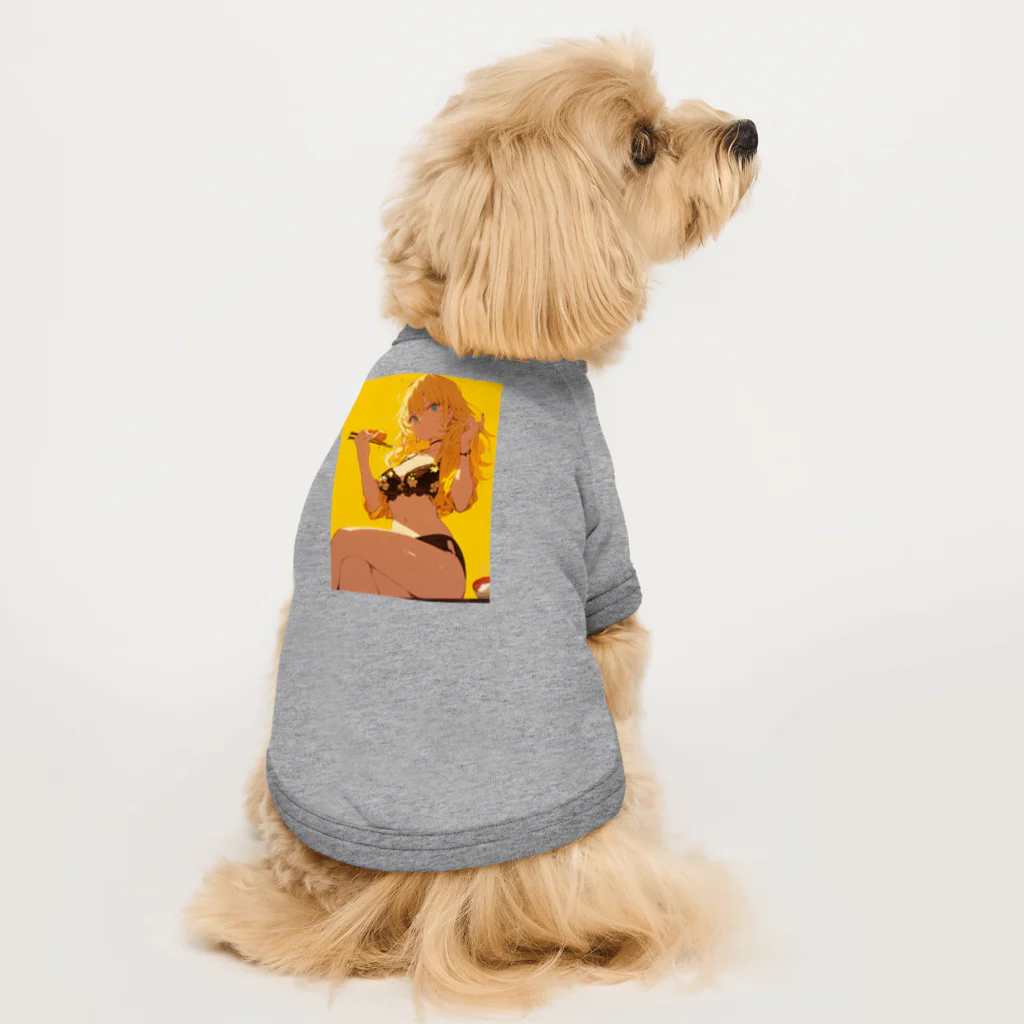 AQUAMETAVERSEの黄金色のおやつ時間 Marsa 106 Dog T-shirt