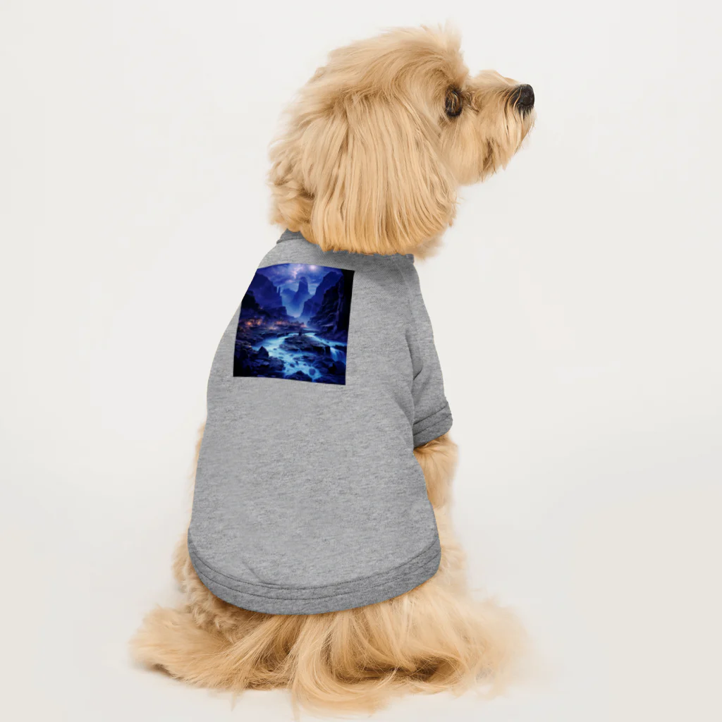 AQUAMETAVERSEの夜景　なでしこ1478 Dog T-shirt