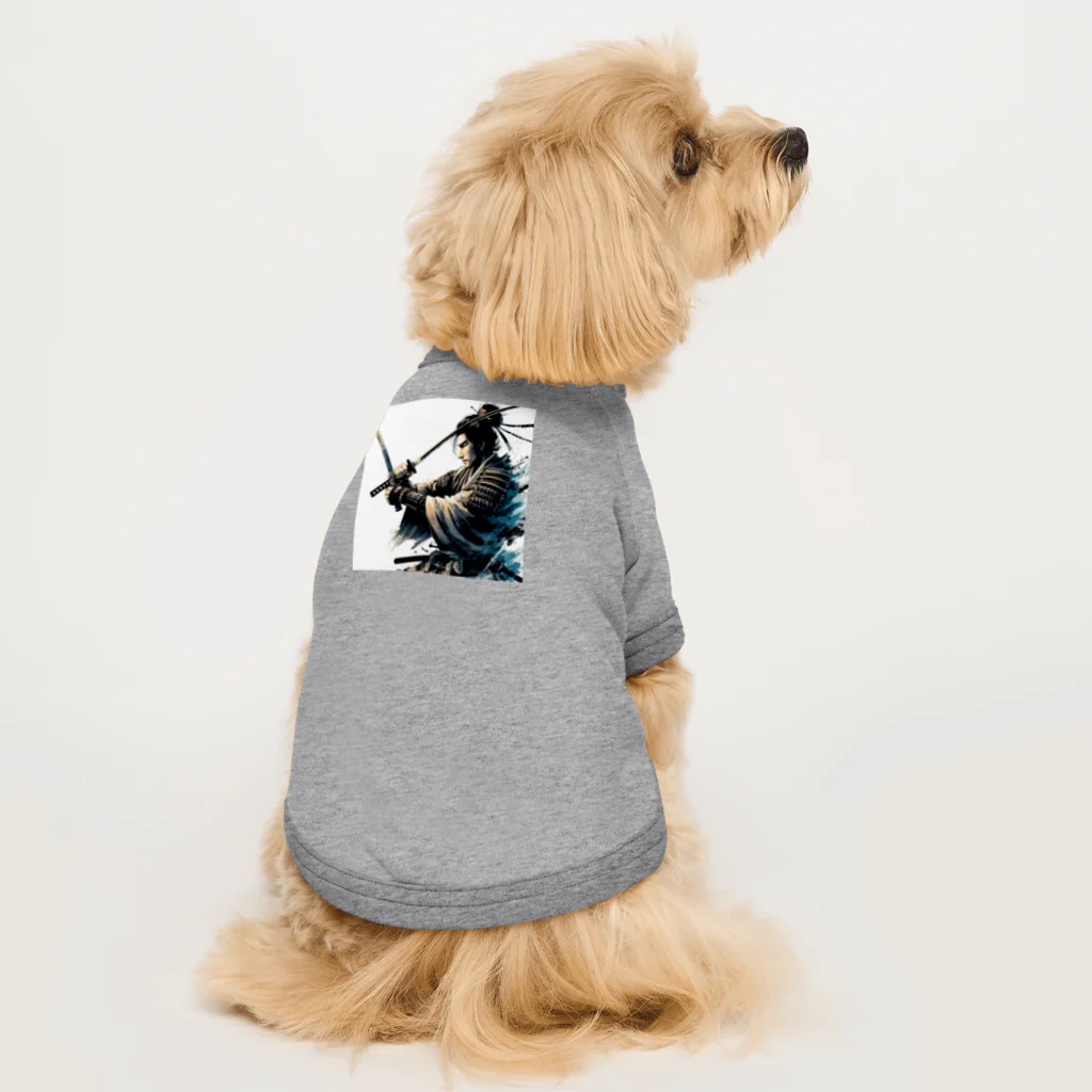 hiroaki75の日本人なら侍好きよね Dog T-shirt