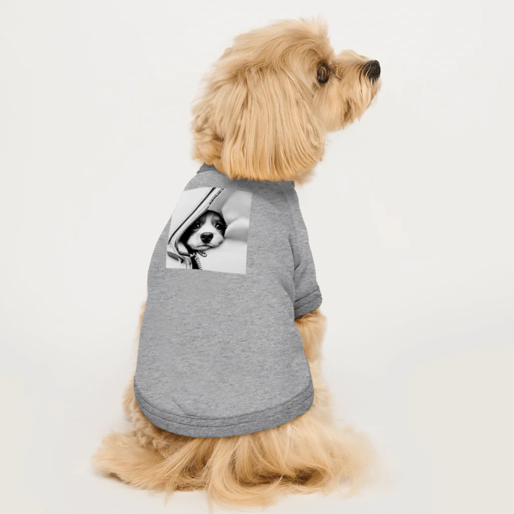 nakasato1979のジッパー犬 ドッグTシャツ