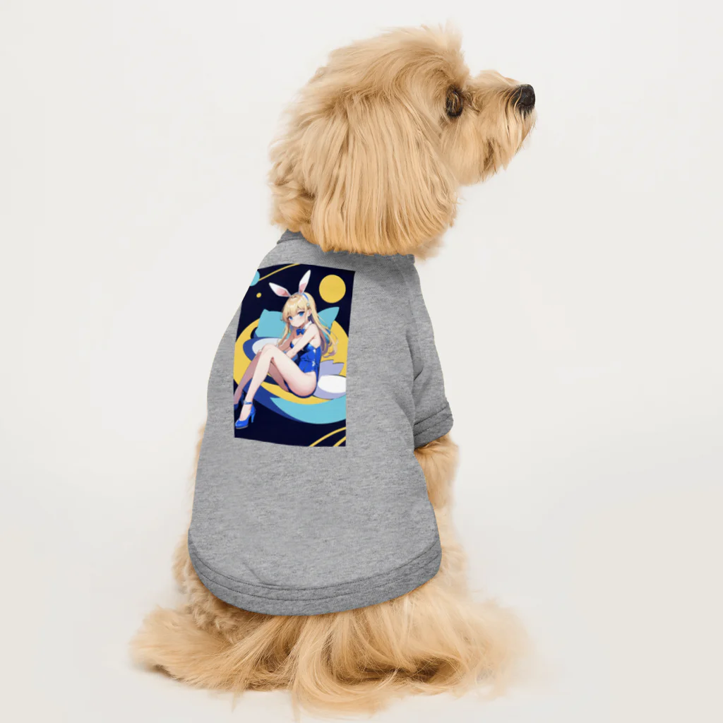 Animask-Storeのスペース・ラビ子ちゃん Dog T-shirt