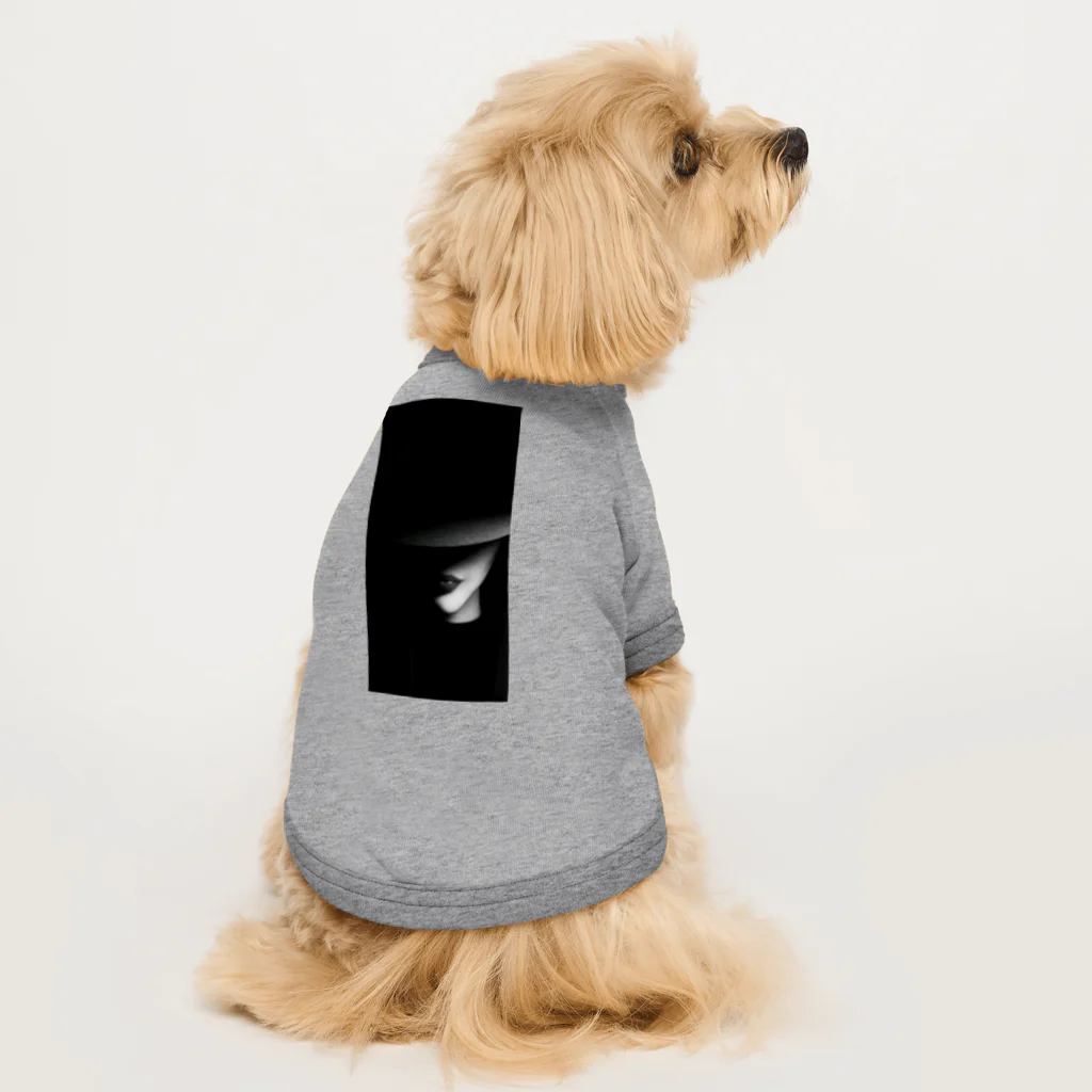 ニゴ猫　shopのLady BLACK Dog T-shirt