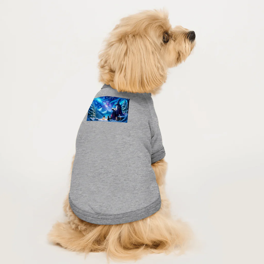 space catの魔法使いと猫 Dog T-shirt