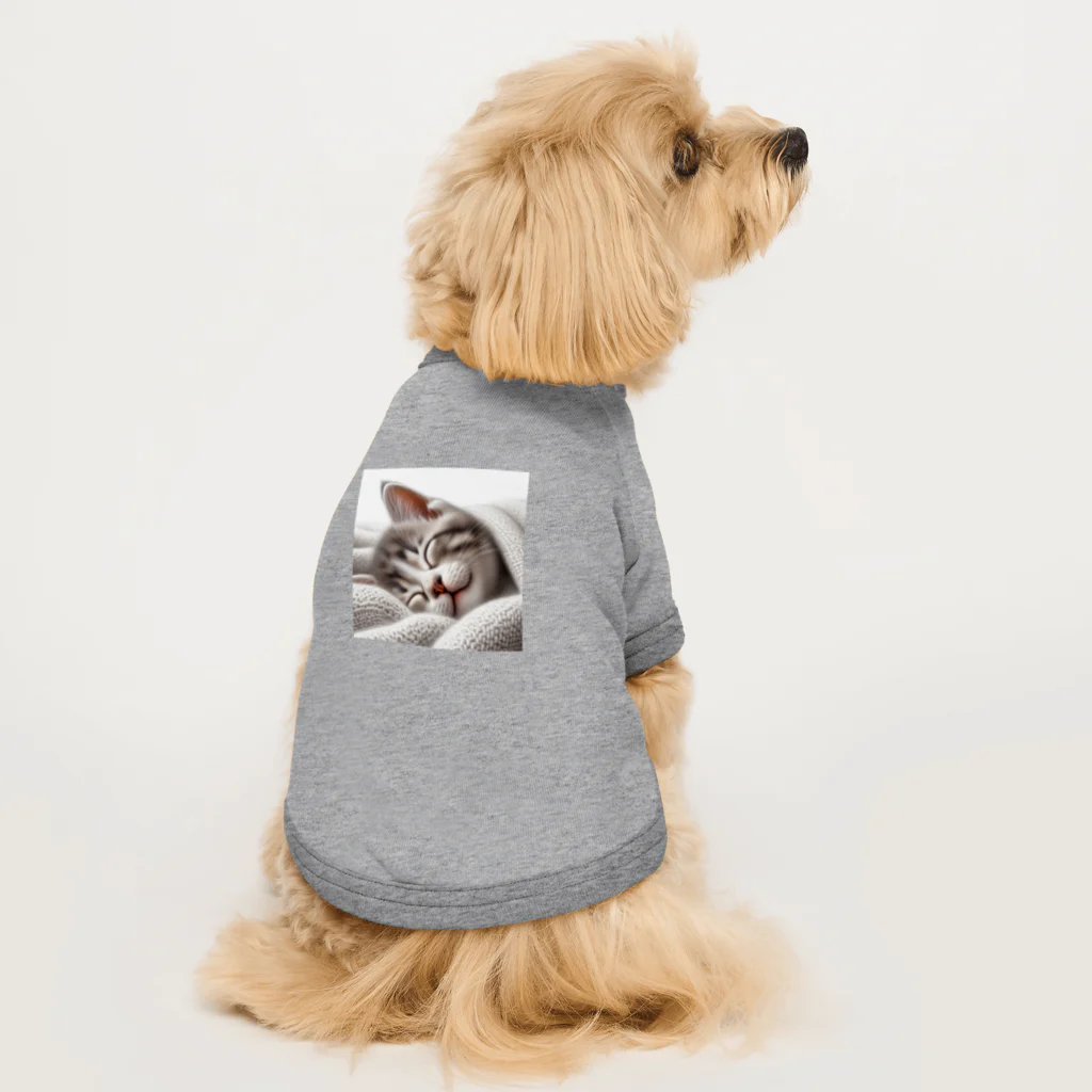 kangekiのお昼寝にゃんこNo.4 Dog T-shirt