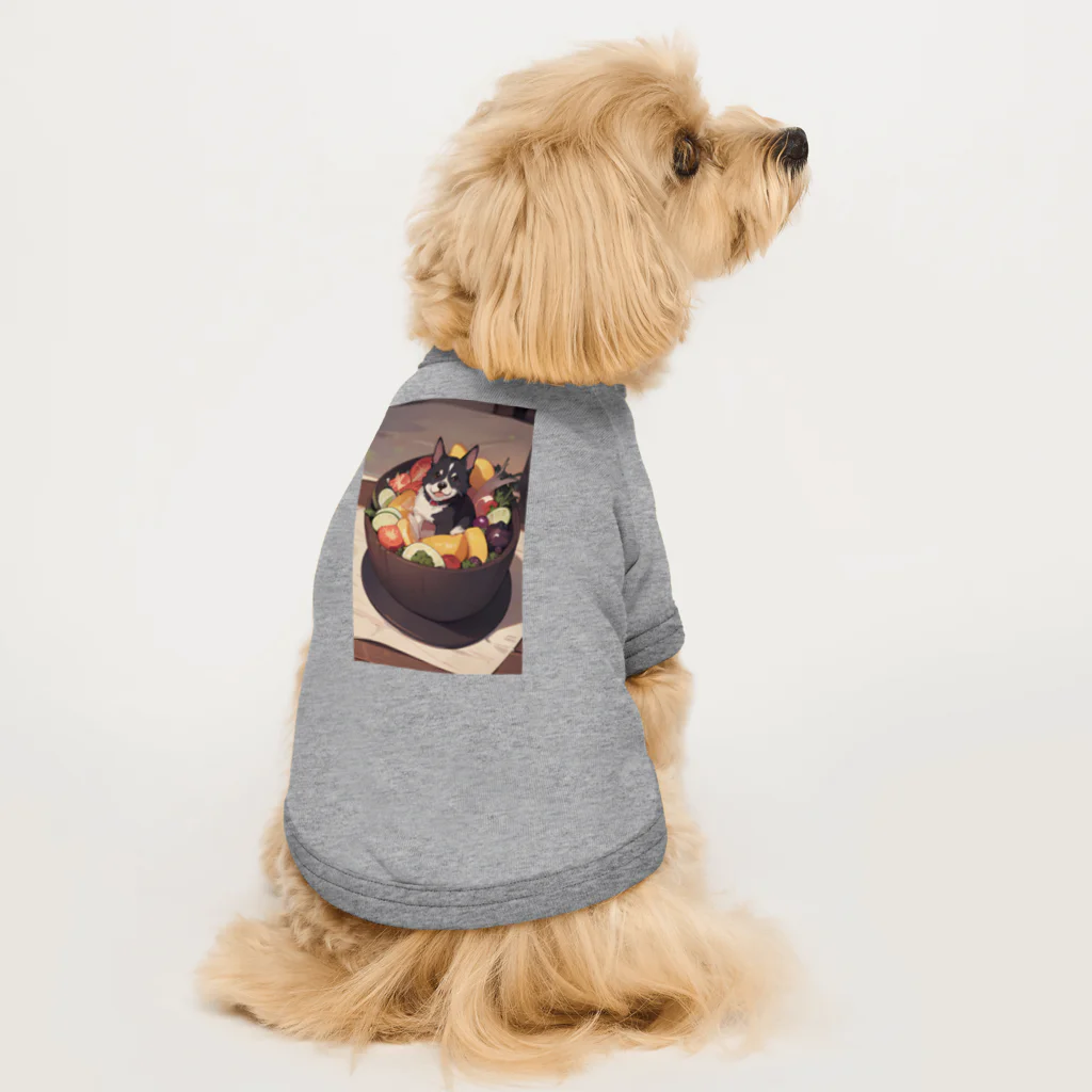 智のショップの野菜と犬① Dog T-shirt