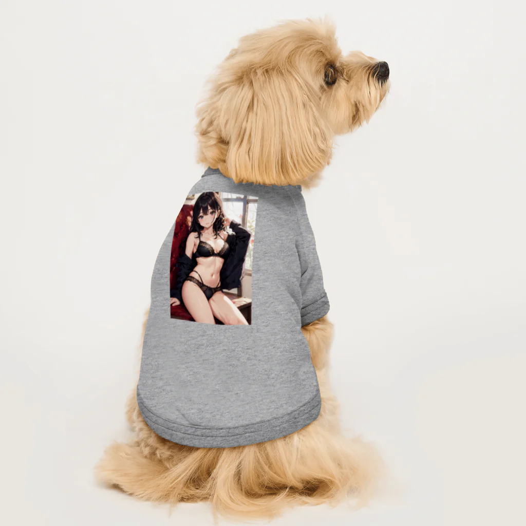 inoken_の黒髪美女 Dog T-shirt