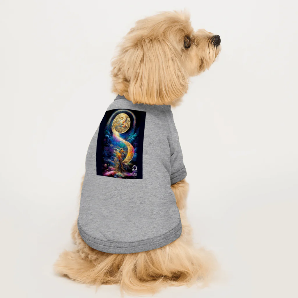 フォアネイル開運ショップの天秤座（Libra） Dog T-shirt