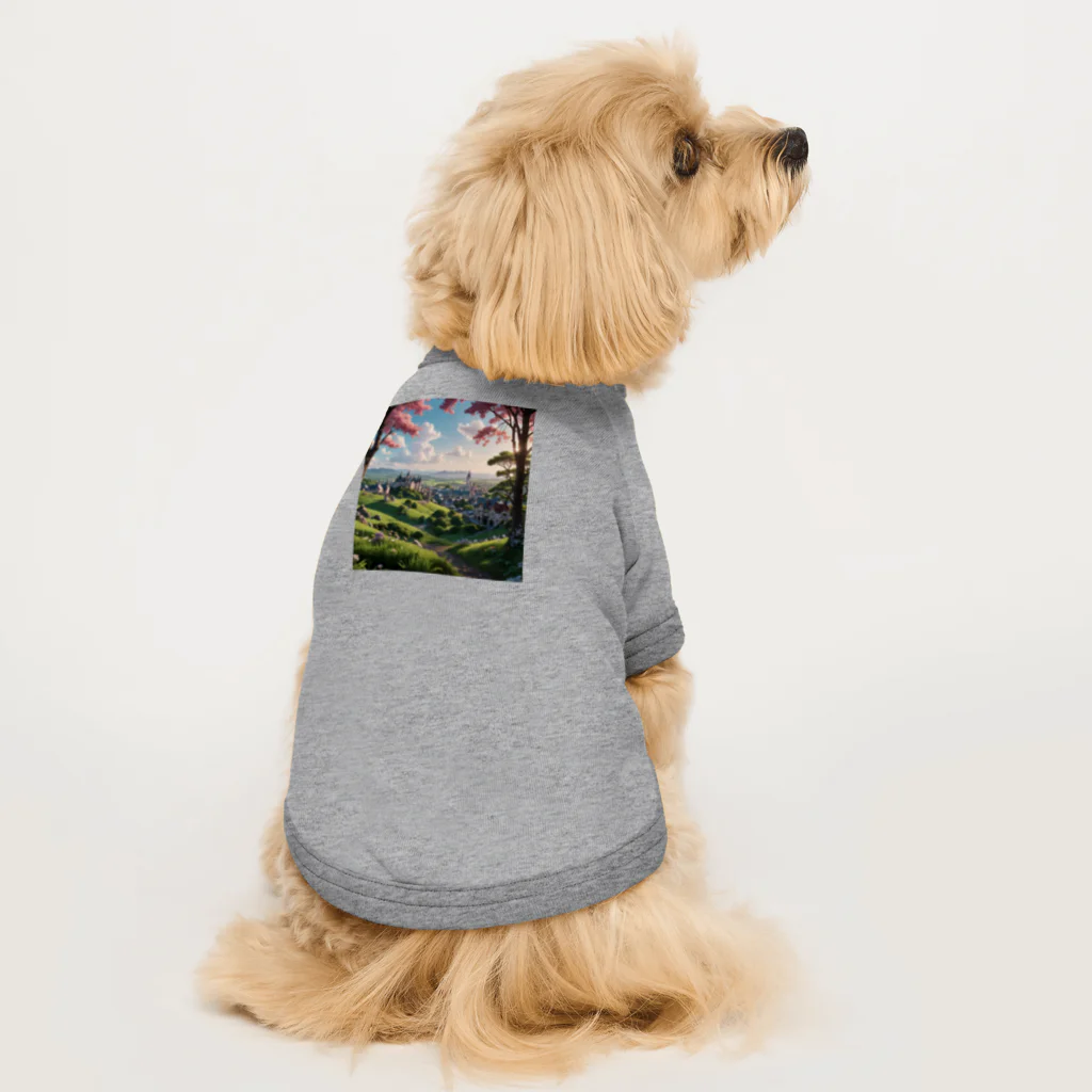 Mitsugosiの異世界の風景 Dog T-shirt