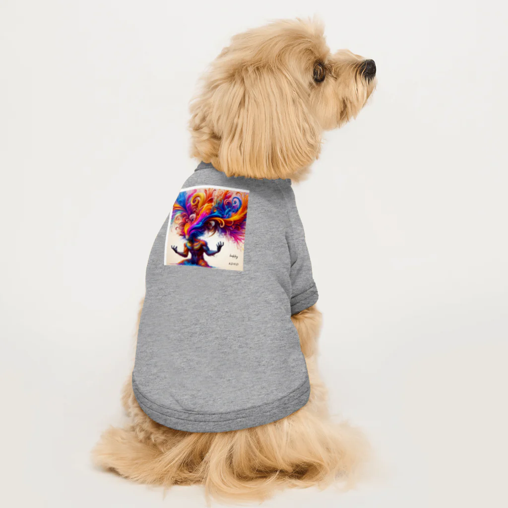 greenartのhappy ADHD Dog T-shirt