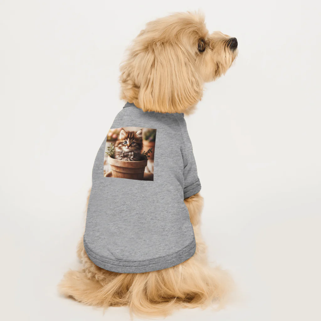 yuo1040yamato Soraの初めて作りました 猫さん Dog T-shirt