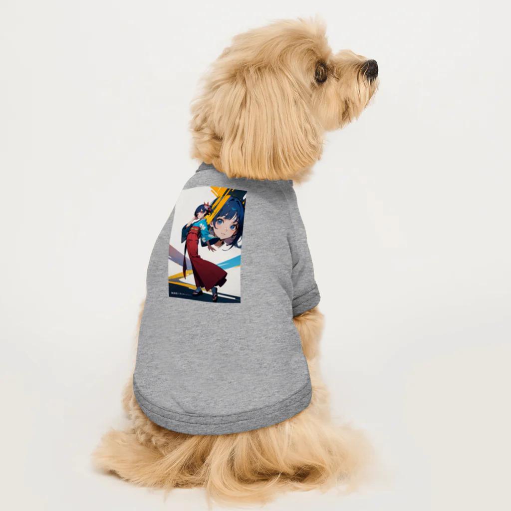 限界オタクの新境地の西条渚【和服ver】 Dog T-shirt