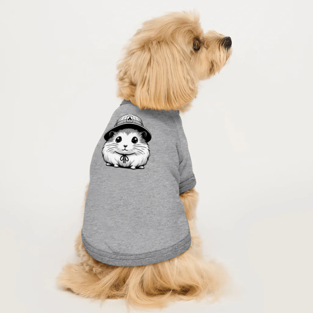 ととのいカエルの探検ハムスターくん Dog T-shirt