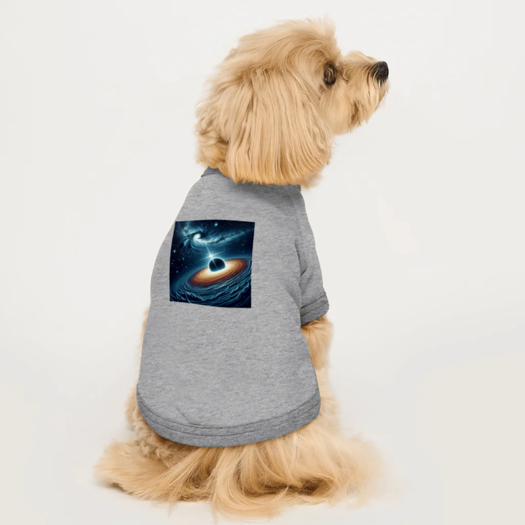 takao89の幻想的な宇宙 Dog T-shirt