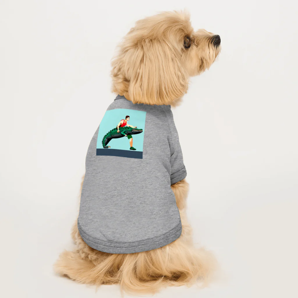 muscle_0419のお前もトレーニングするんだ! Dog T-shirt