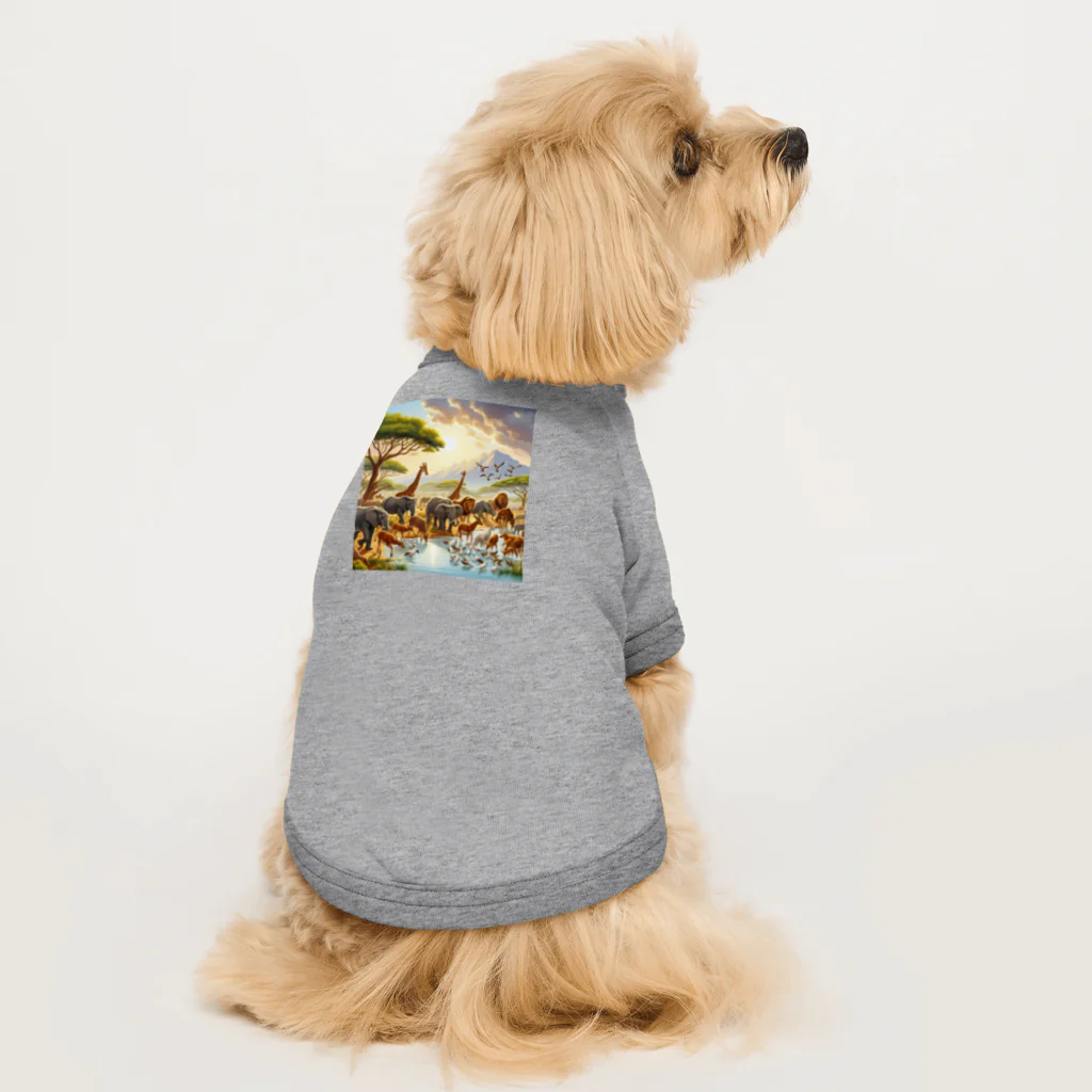 MKTU51のオアシス Dog T-shirt