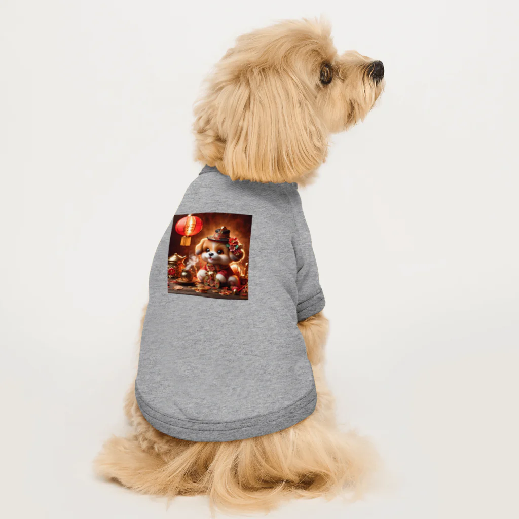 R-mayの金運アップの小型犬の神様 Dog T-shirt
