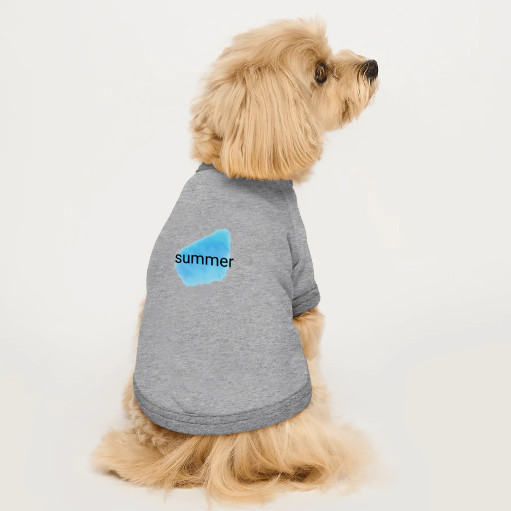 モカステのsummer Dog T-shirt