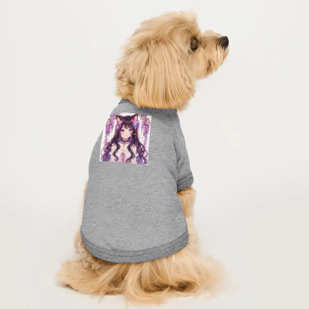 yos-1292583のねこニコばん Dog T-shirt