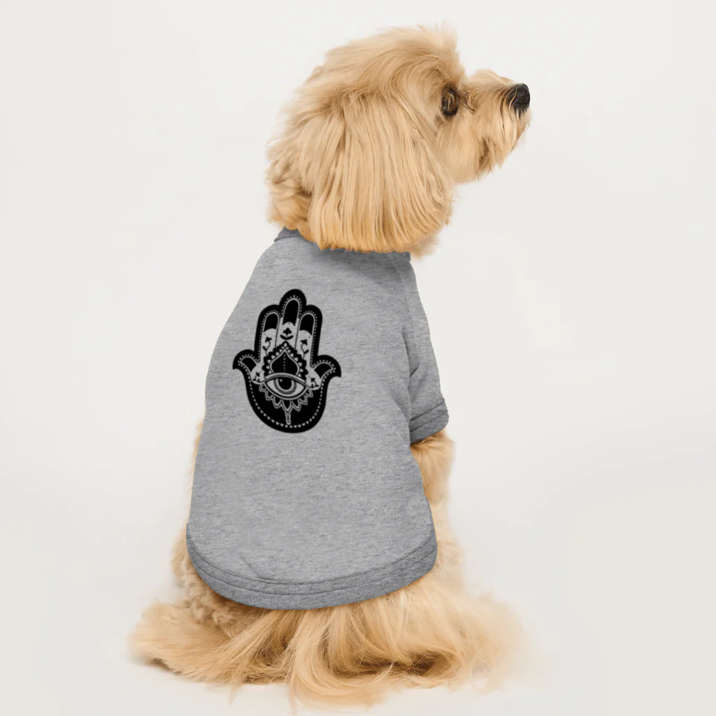 Bulldog Whiskyのファティマの手 Dog T-shirt