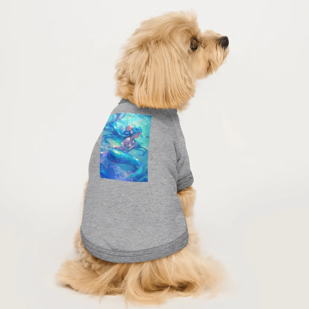 AQUAMETAVERSEの大切な人を想う人魚姫　7883 Dog T-shirt