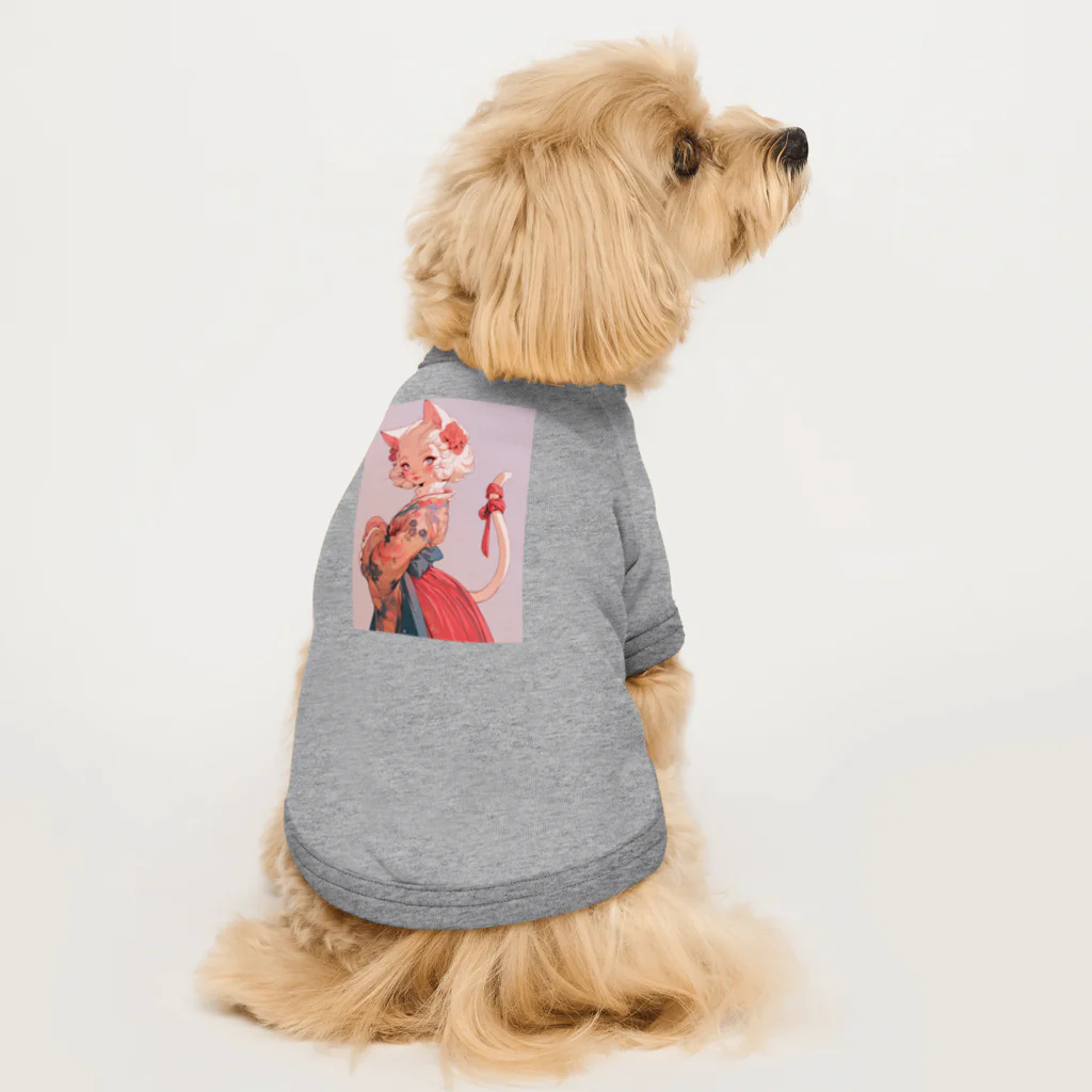 AQUAMETAVERSEの猫のファッションショー Dog T-shirt