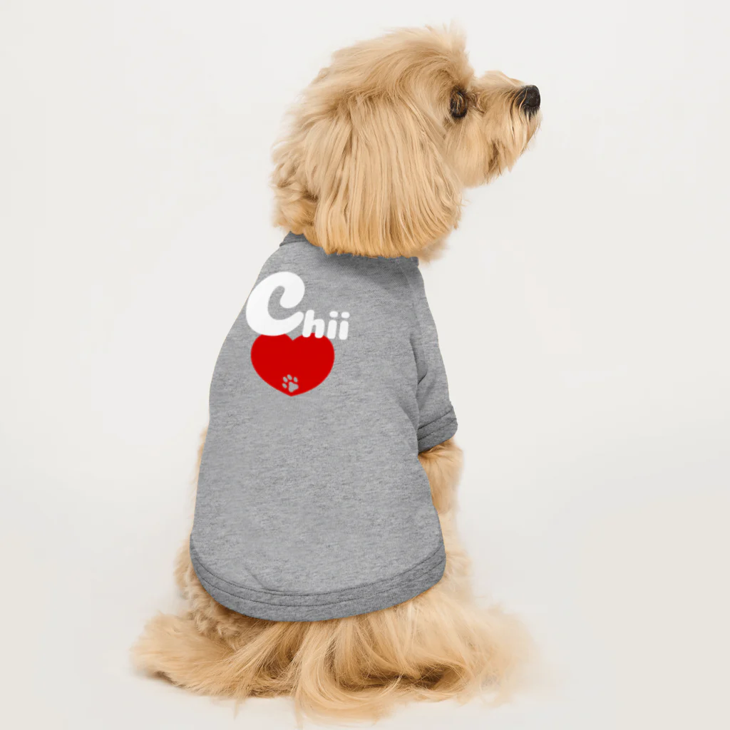 sbbstyledogTのチイ（CHII）_名前_001 Dog T-shirt