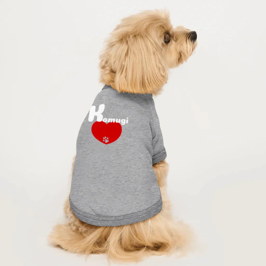 sbbstyledogTのコムギ（KOKUGI）_名前_001 Dog T-shirt