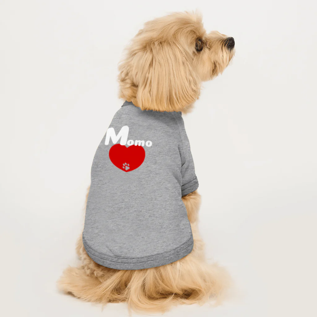 sbbstyledogTのモモ（MOMO）_名前_001 Dog T-shirt