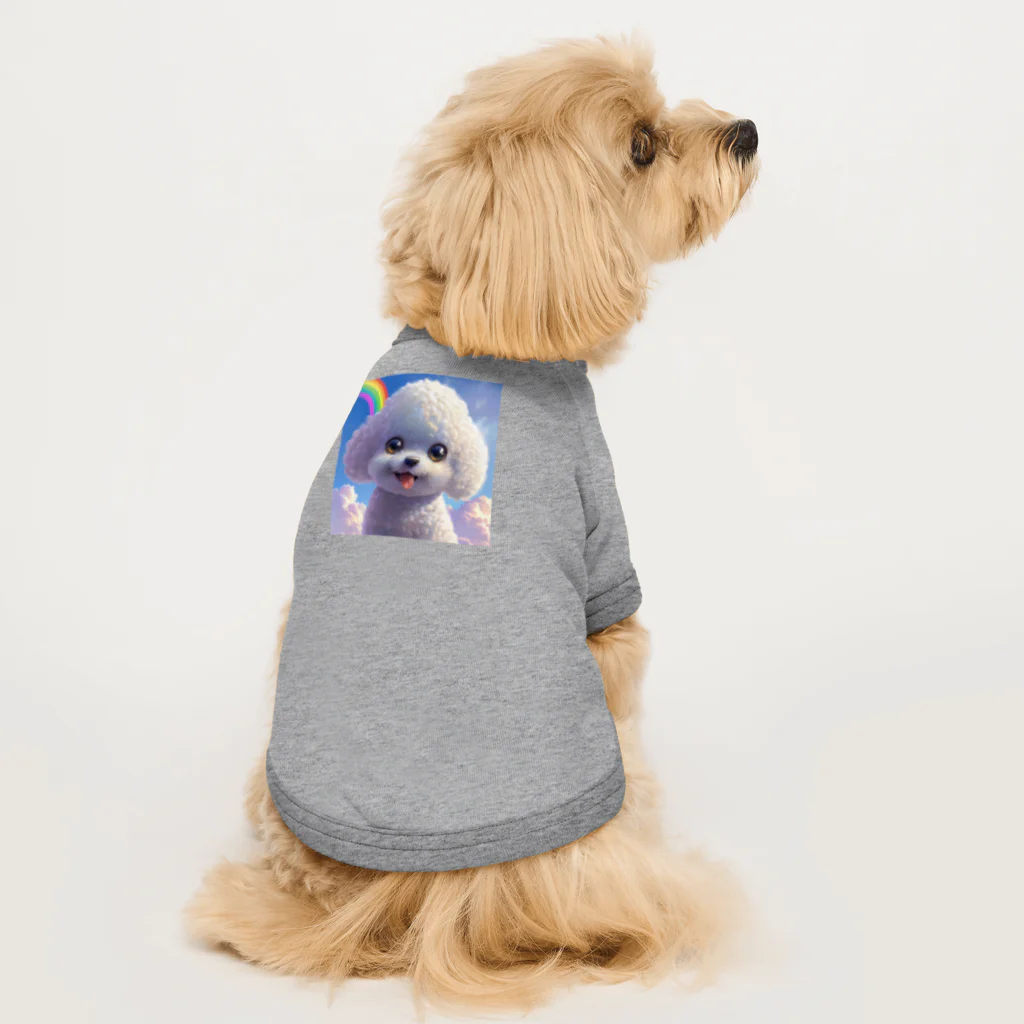 百合の花のモフモフビションフリーゼグッズ Dog T-shirt