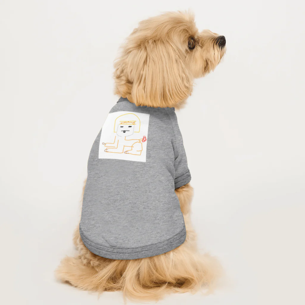 mofumofuのツタンカーメン Dog T-shirt